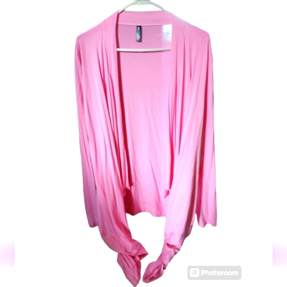 Lock & Love Sweaters - Lock & Love women's long sleeve lightweight light pink cardigan